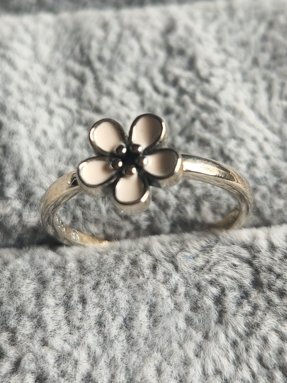 Silver Flower Ring - Women Jewelry